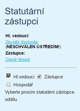 Změna statutárních zástupců